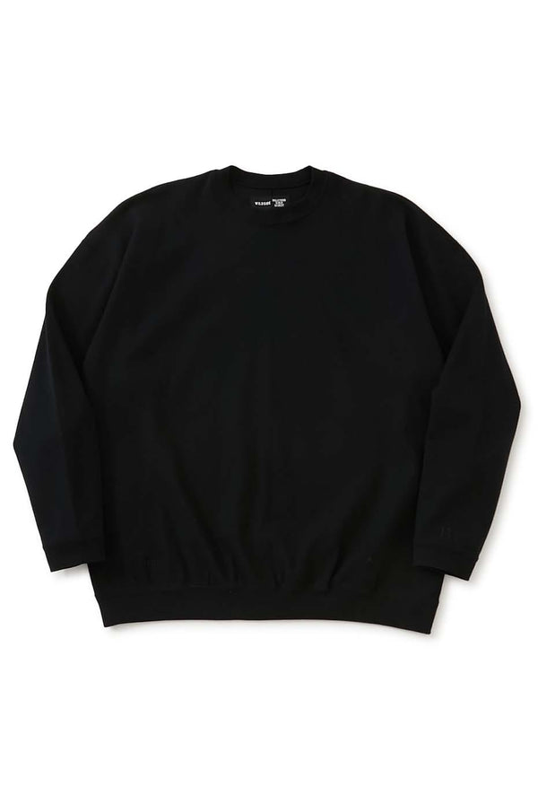 WILDSIDE × HOLLYWOOD RANCH MARKET /ストレッチフライス ヘムリブ Tシャツ - BLACK