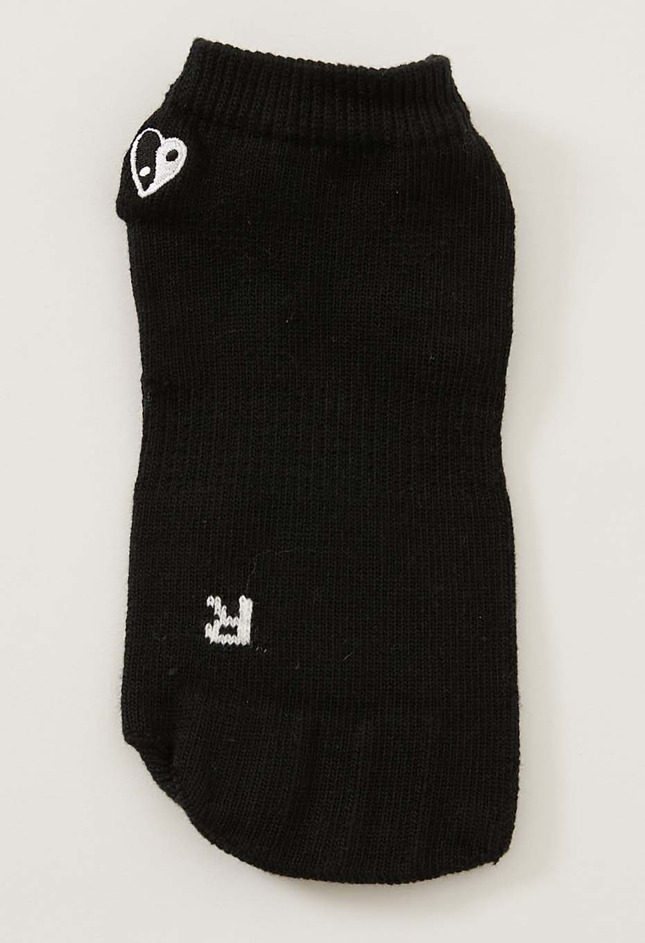 OKURA Invisible Five Toe Socks Ankle Socks - BLACK