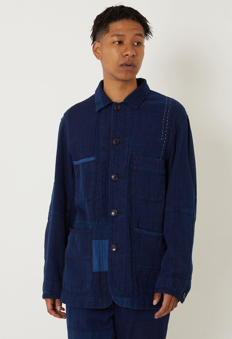 カセゾメサシコ ネンリンカバーオール - INDIGO