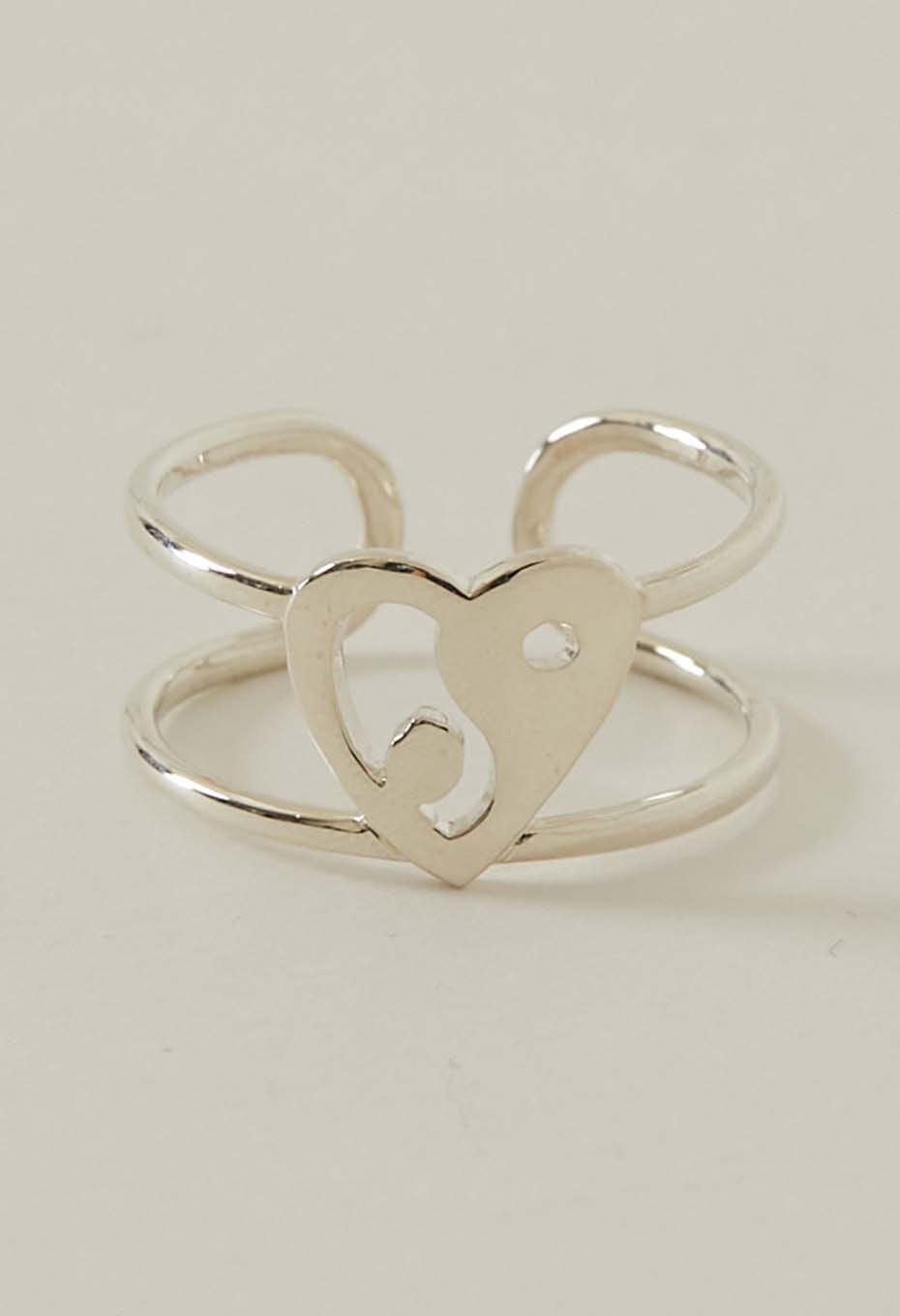 Heart In Yang SV925 Ring – SILVER