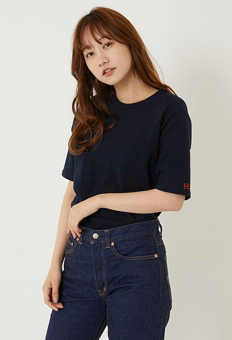 ストレッチフライス リラックスフィット SS Tシャツ ウィメンズ - DARK NAVY