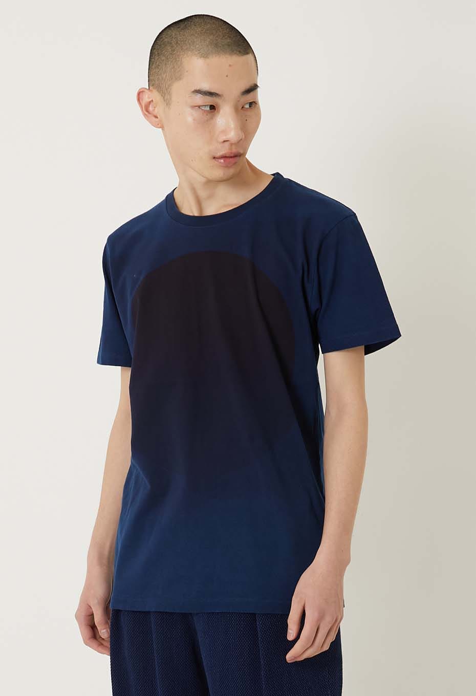 REWORK オオマルインディゴ ショートスリーブTシャツ - INDIGO