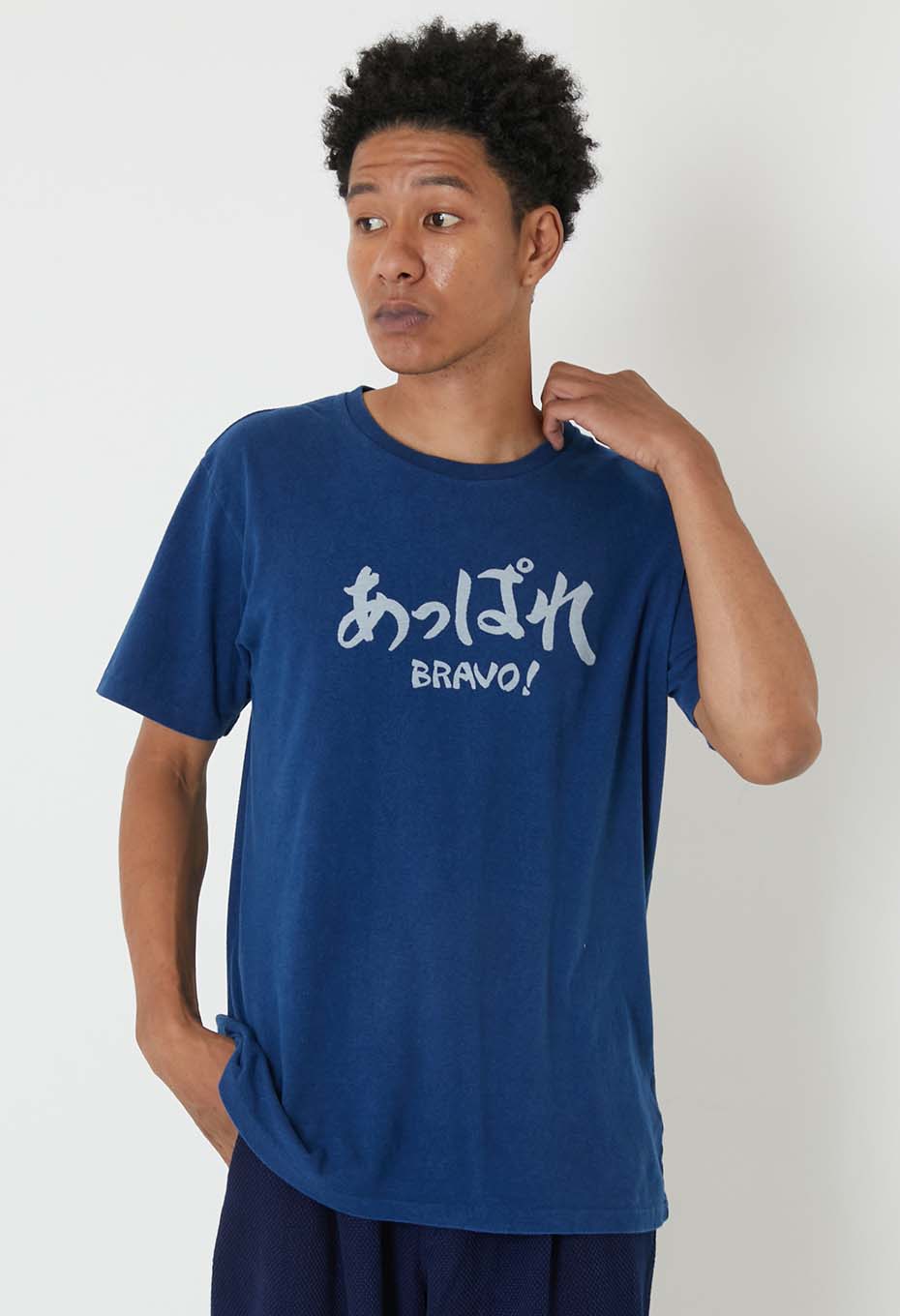 あっぱれ バッセン インディゴ Ｔシャツ - INDIGO
