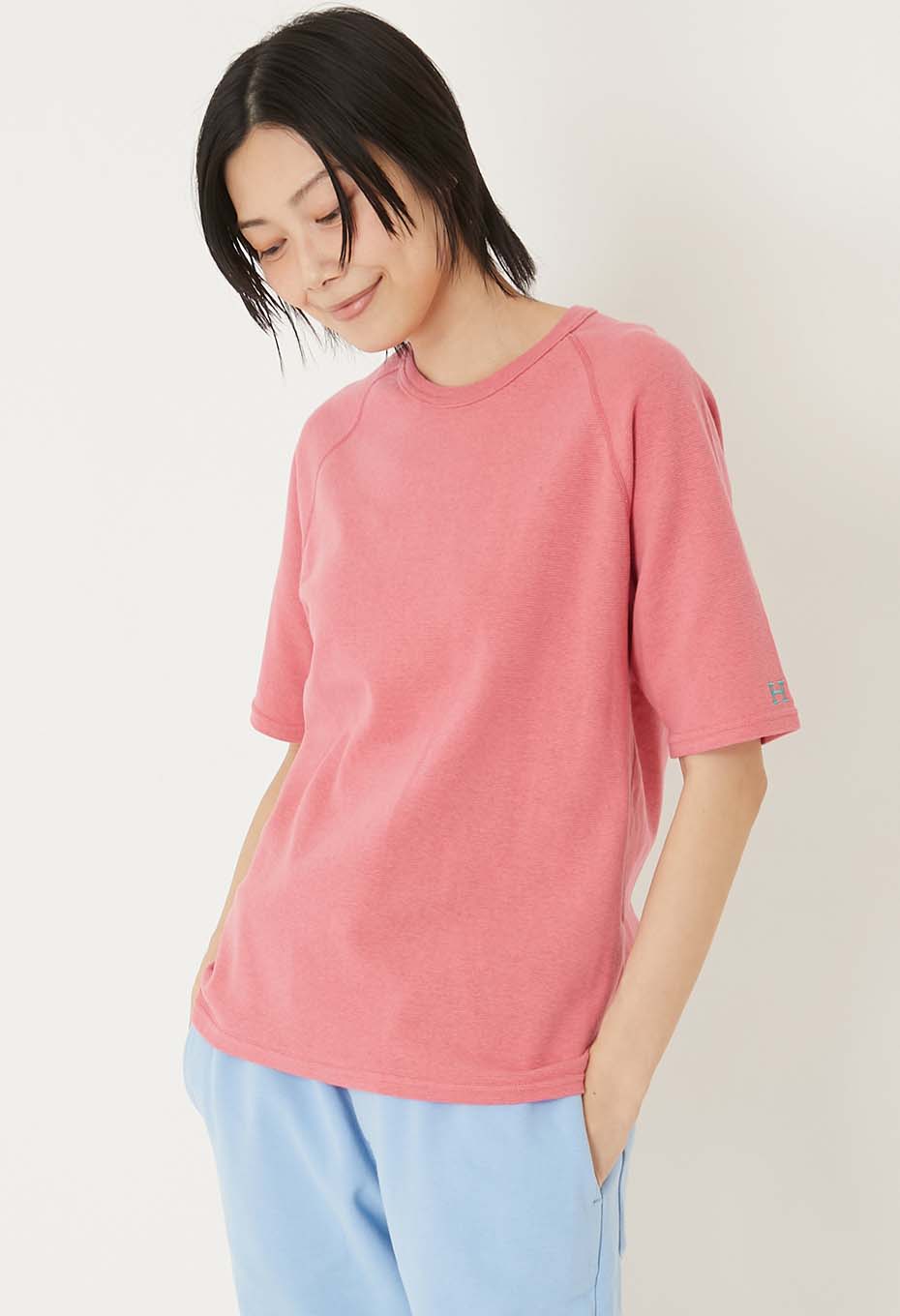 ストレッチフライス リラックスフィット SS Tシャツ ウィメンズ - WINE