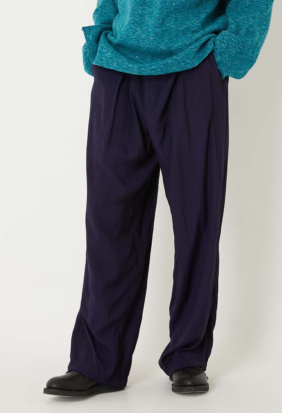Shimasashi Koshishu Indigo Tezome Easy Pants - INDIGO