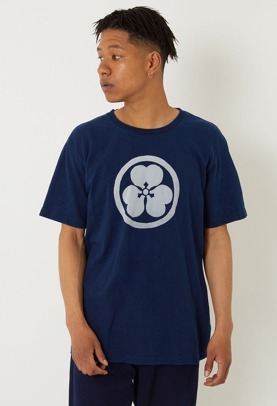 Oxalis Bassen Indigo T-shirt - INDIGO