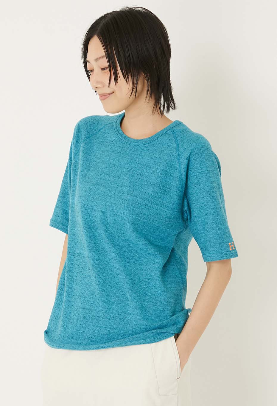 ストレッチフライス リラックスフィット SS Tシャツ ウィメンズ - CB BLUE