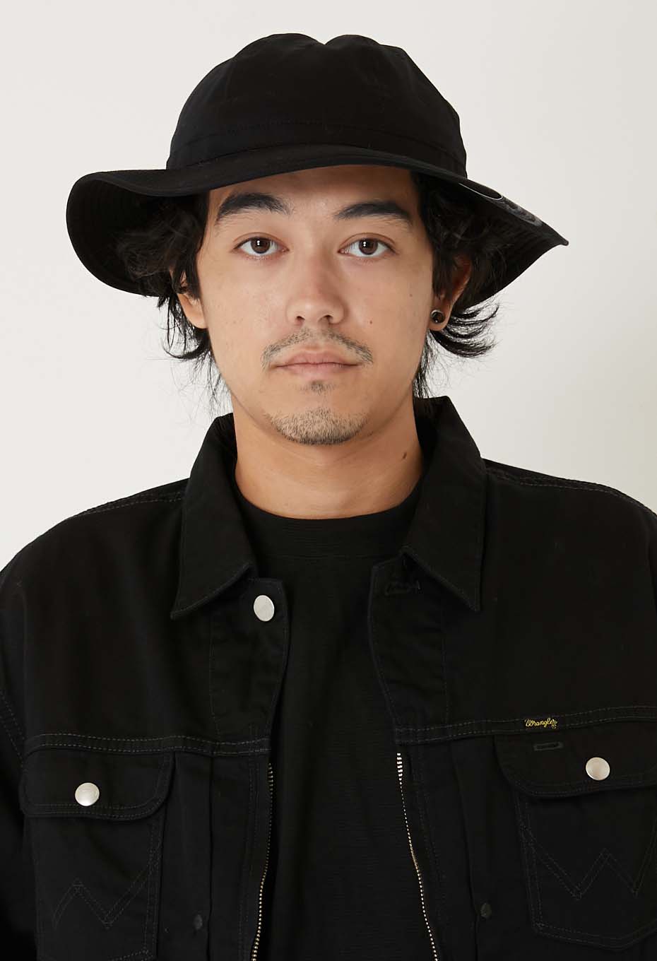 WILDSIDE × THE H.W.DOG × HOLLYWOOD RANCH MARKET / Fatigue hat - BLACK