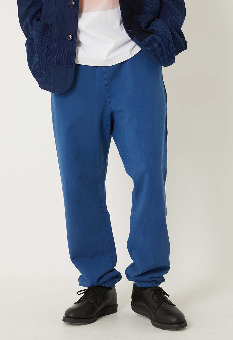 Organic Urake Tezome Sweatpants Unisex - BLUE