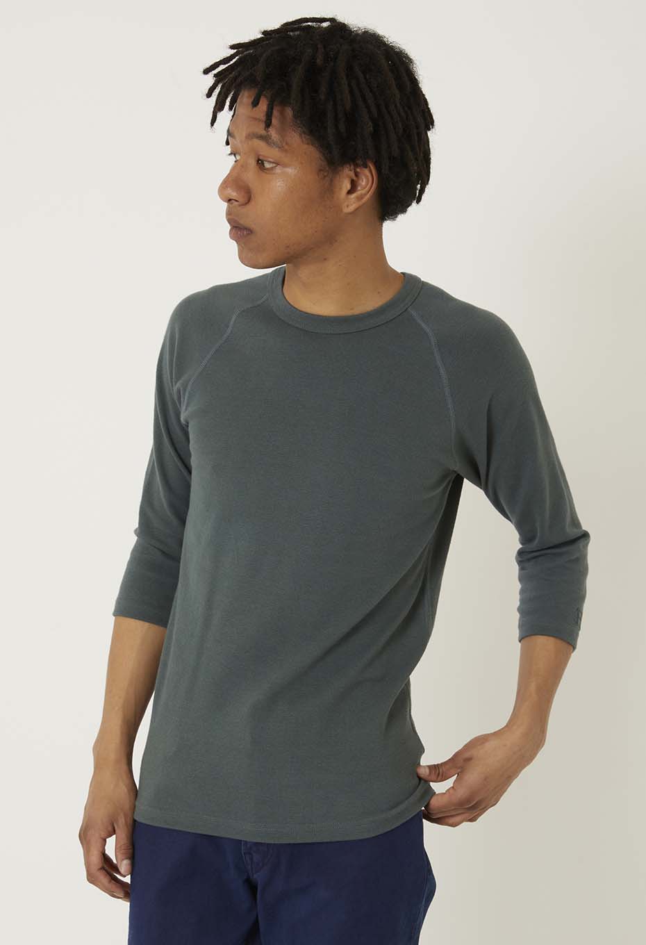 ストレッチフライス ハーフスリーブ Tシャツ - GREEN