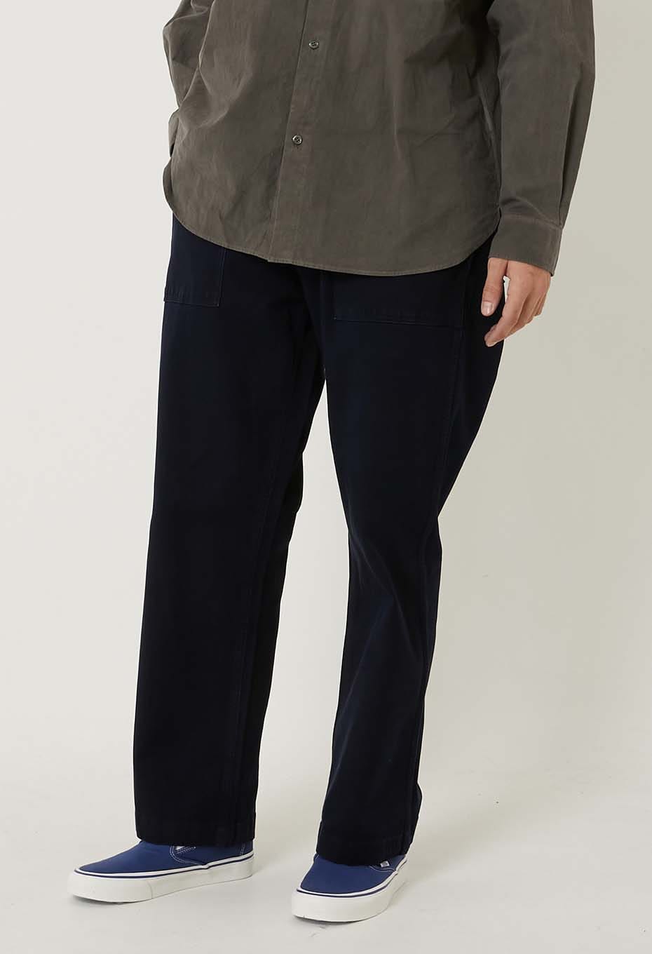 Cotton Tencel Twill Fatigue Pants - INDIGO