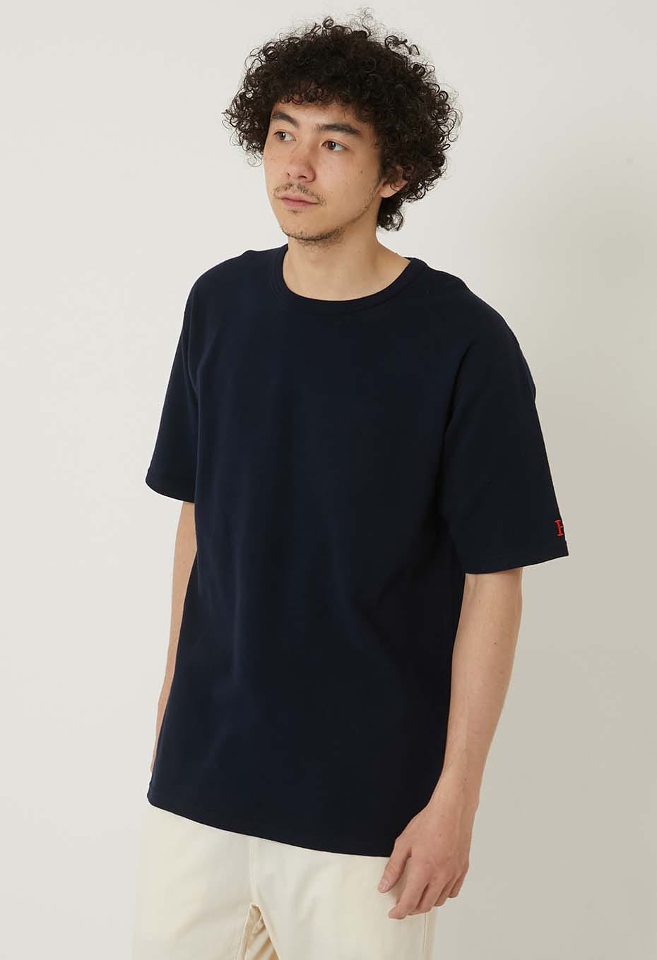 ストレッチフライス コンフォータブル ショートスリーブ Tシャツ - DARK NAVY