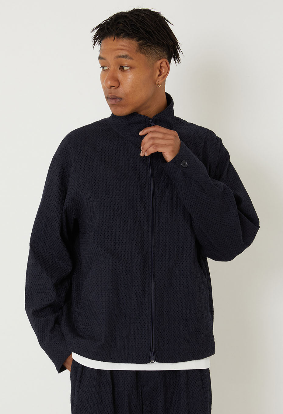 マイヤーレース ジップアップジャケット - DARK NAVY