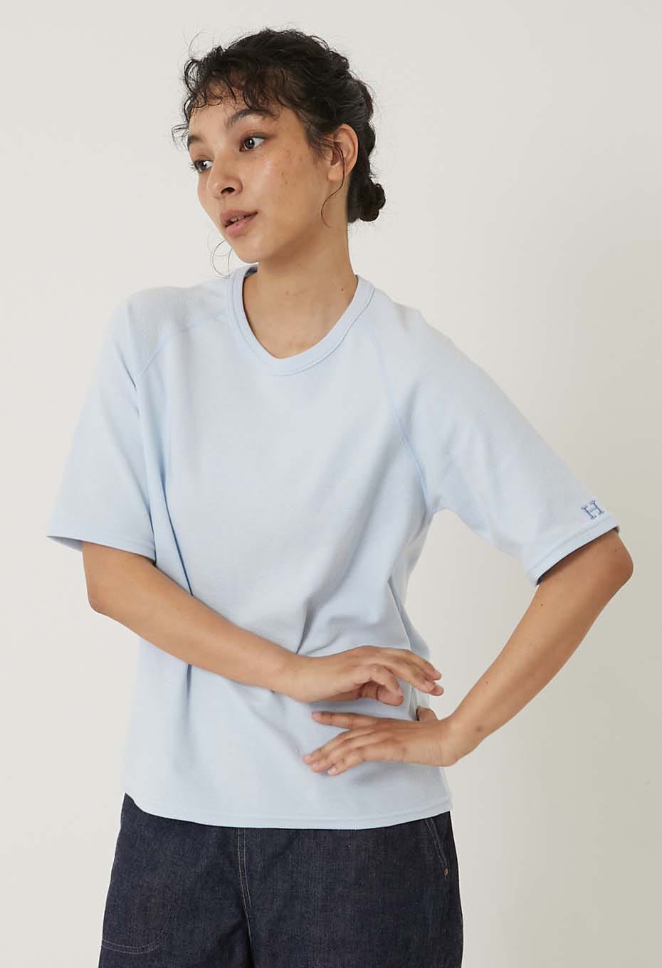 ストレッチフライス リラックスフィット SS Tシャツ ウィメンズ - LIGHT BLUE