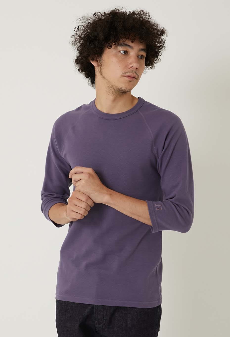 ストレッチフライス ハーフスリーブ Tシャツ - DK PURPLE