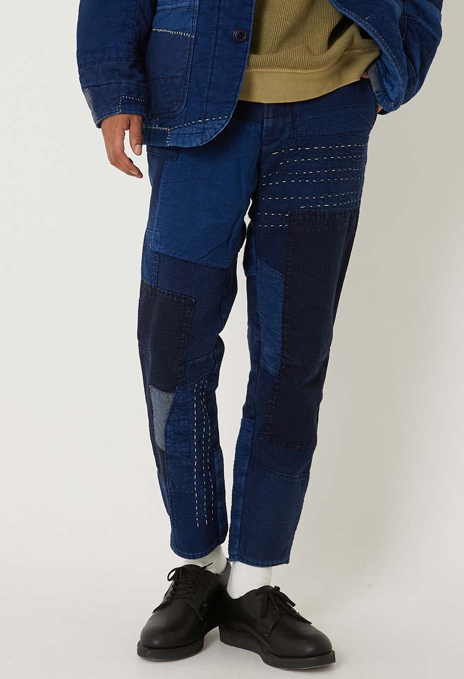 Nenrin Sashiko Matsuri Pants - INDIGO