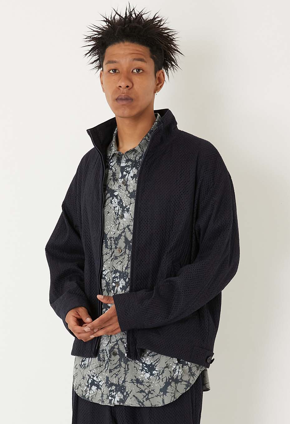 マイヤーレース ジップアップジャケット - DARK NAVY