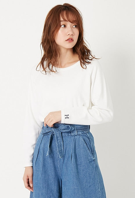 ストレッチフライス リラックスフィット LS Tシャツ ウィメンズ - WHITE
