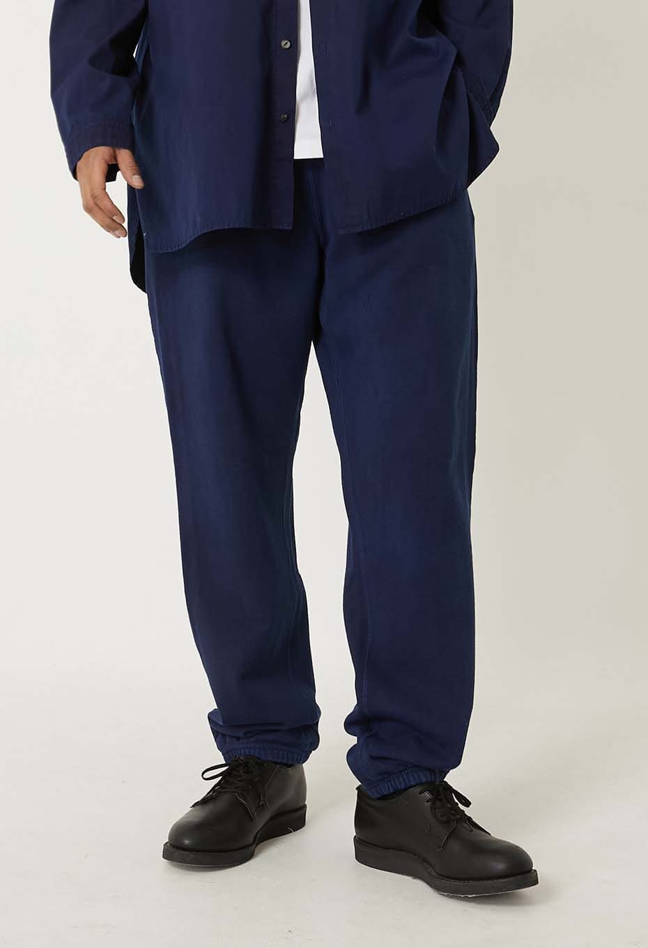 Organic Urake Tezome Sweatpants Unisex - INDIGO