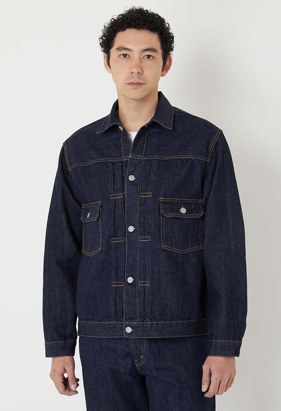 MODスーピマセルビッチデニム 2ndタイプ トラッカージャケット - INDIGO