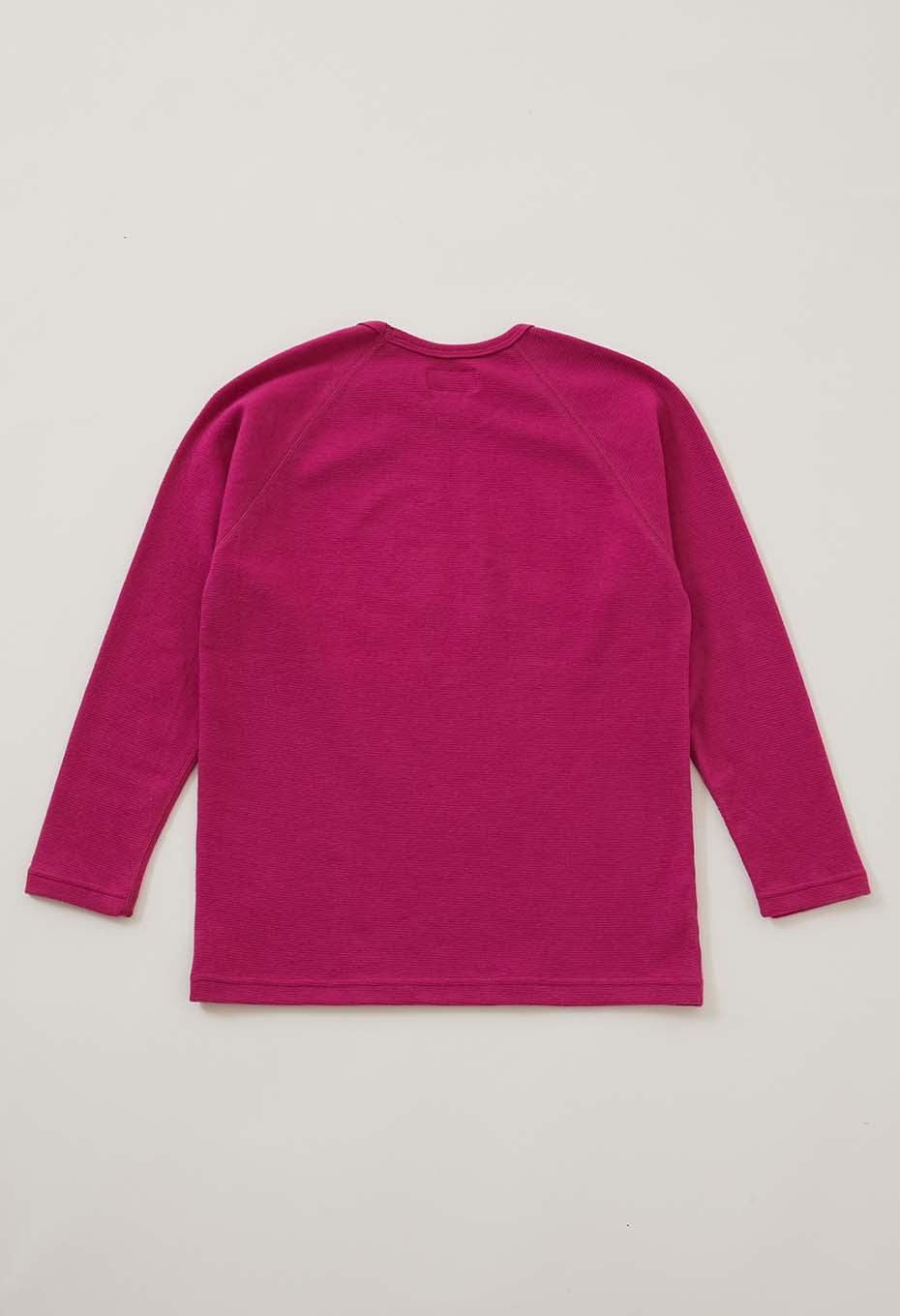 キッズ ストレッチフライス ロングスリーブ  Tシャツ - DARK PINK