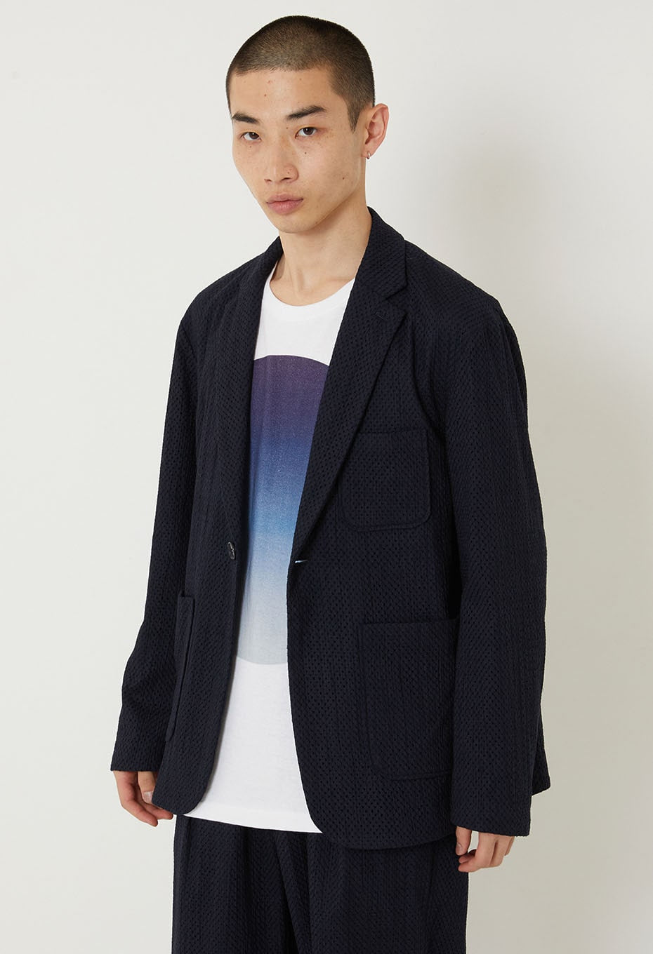Meyer Lace 1B Tailor Jacket - DARK NAVY