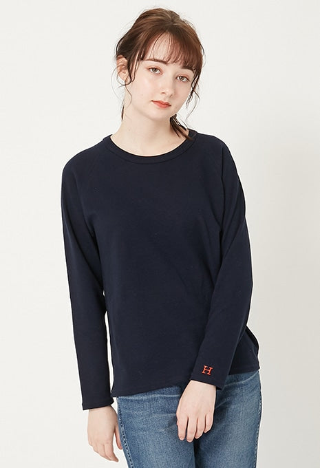 ストレッチフライス リラックスフィット LS Tシャツ ウィメンズ - DARK NAVY
