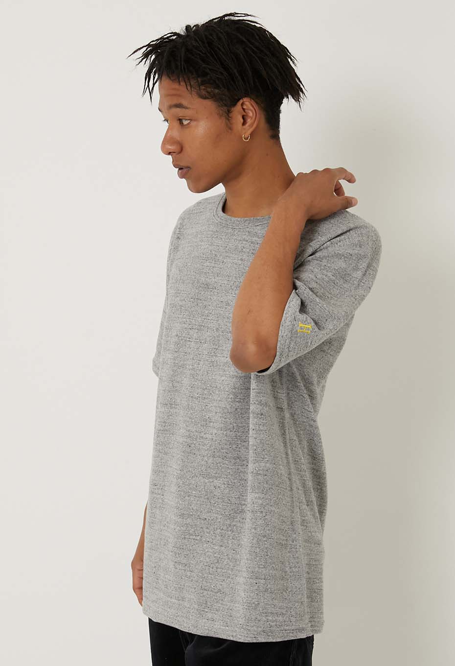 ストレッチフライス コンフォータブル ショートスリーブ Tシャツ - GREY
