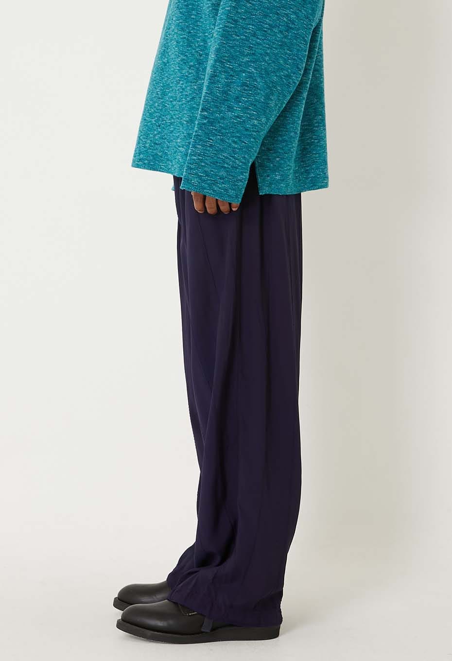 Shimasashi Koshishu Indigo Tezome Easy Pants - INDIGO