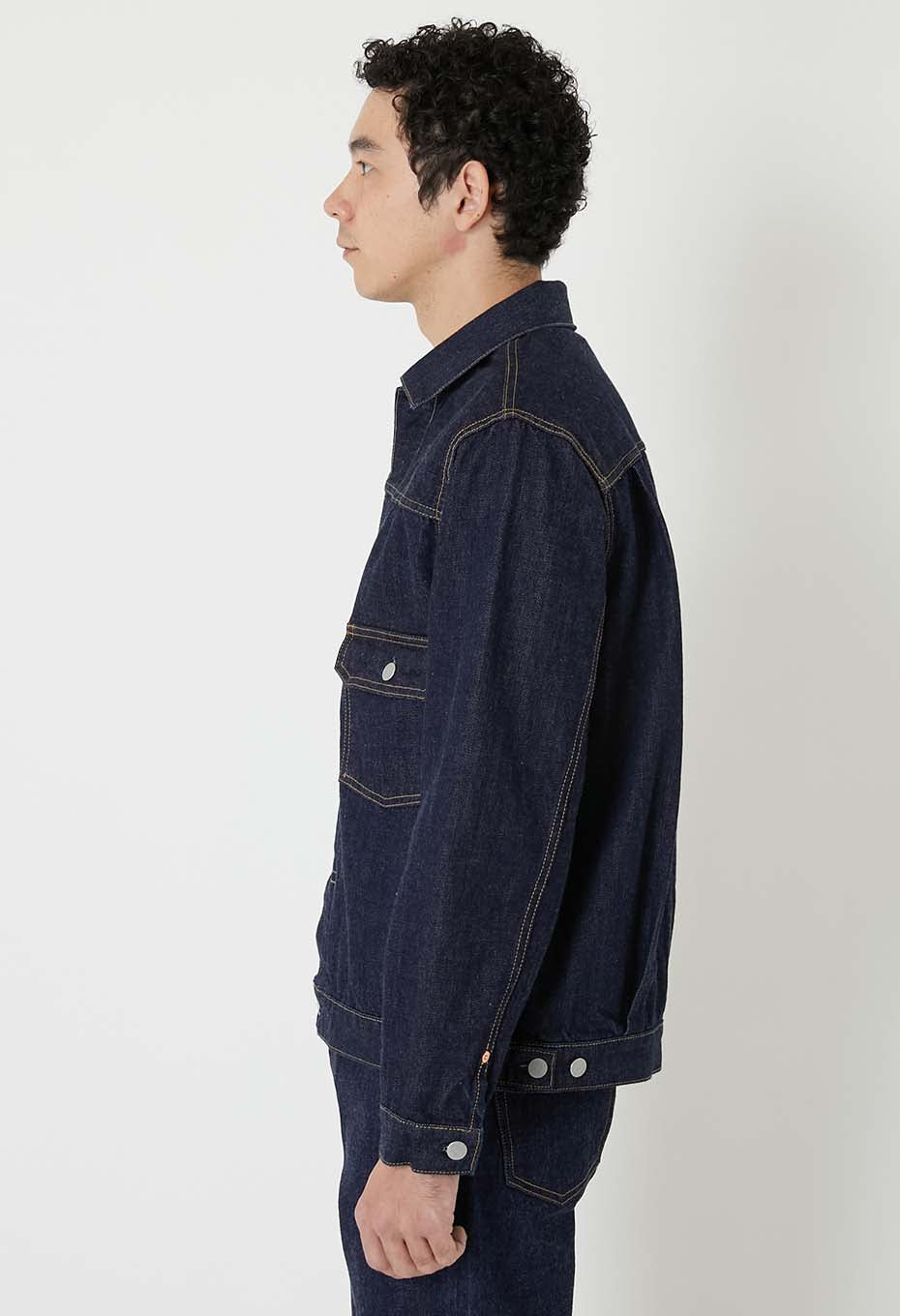 MODスーピマセルビッチデニム 2ndタイプ トラッカージャケット - INDIGO