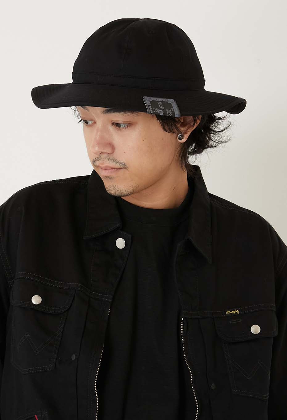 WILDSIDE × THE H.W.DOG × HOLLYWOOD RANCH MARKET / Fatigue hat - BLACK