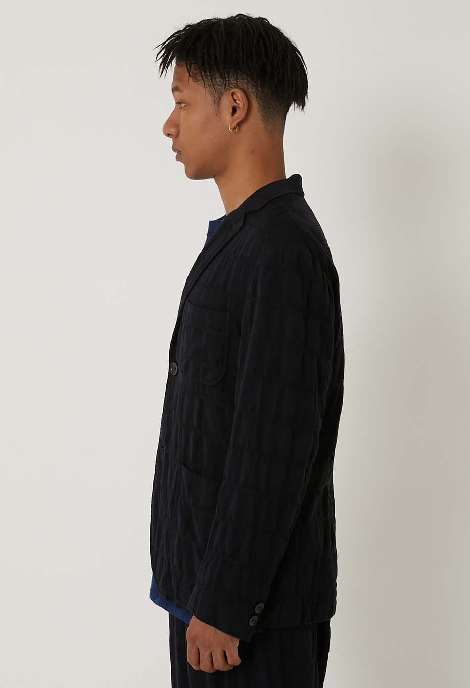 REWORK Furoshiki Check Jacquard 2B Jacket - ONE