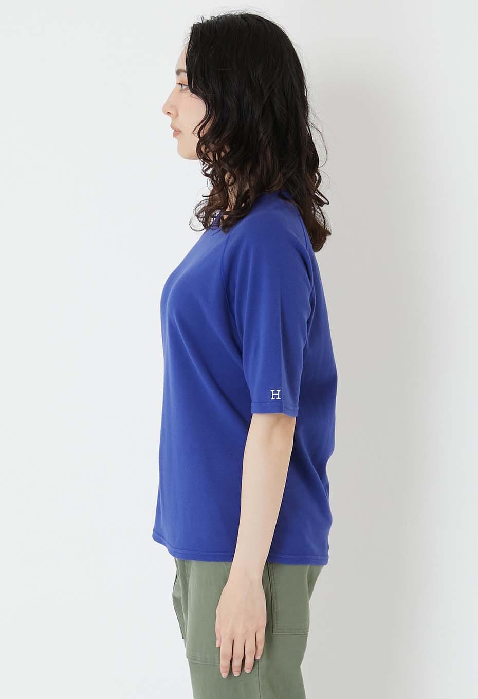 Stretch Fraise Relaxed-fit SS T-shirt Women - INK BLUE