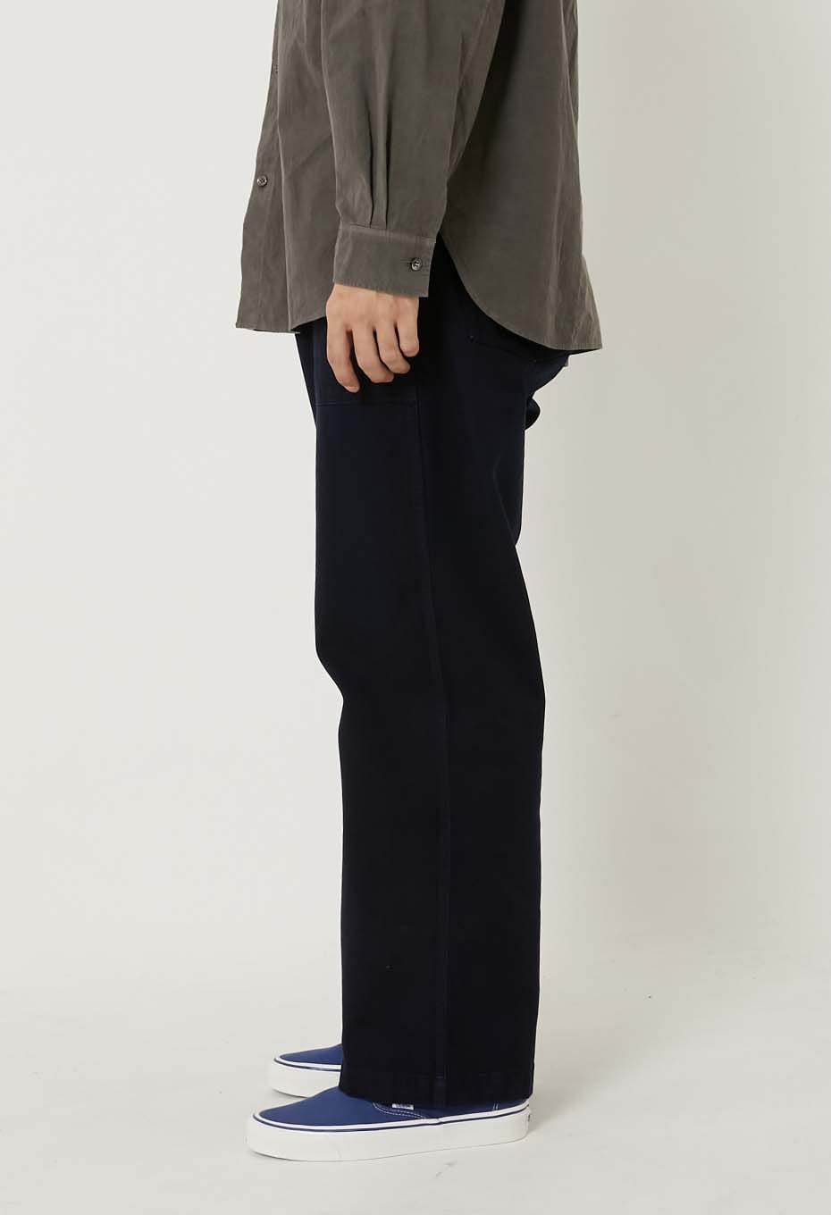 Cotton Tencel Twill Fatigue Pants - INDIGO