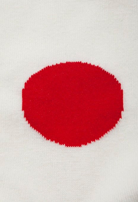 JAPAN FLAG socks - NATURAL