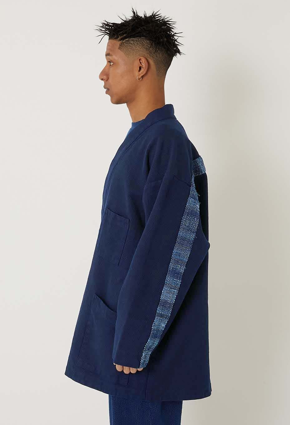 Woven Pure Indigo  Nijuorisashiko Norahaori - INDIGO