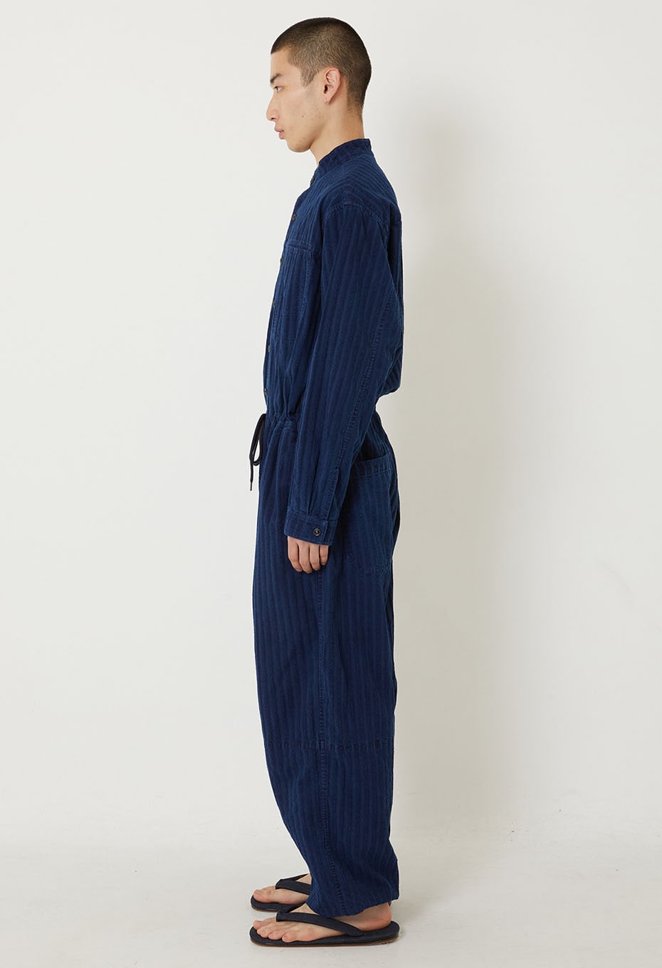 Bouclé Stripe All-in-One - INDIGO