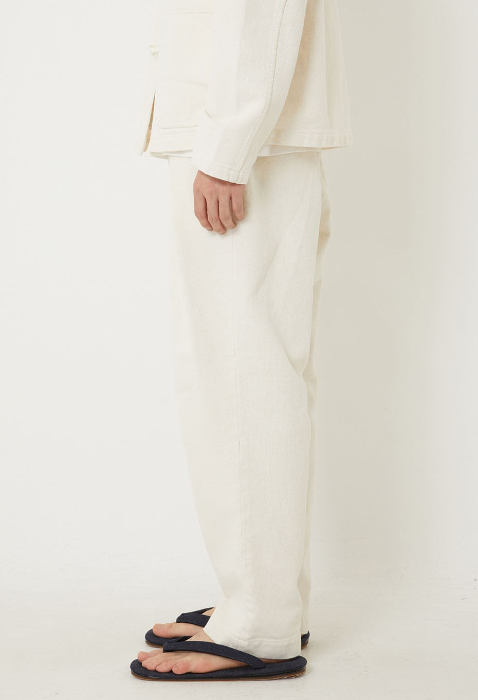 Yukizarashisashiko Trousers - NATURAL