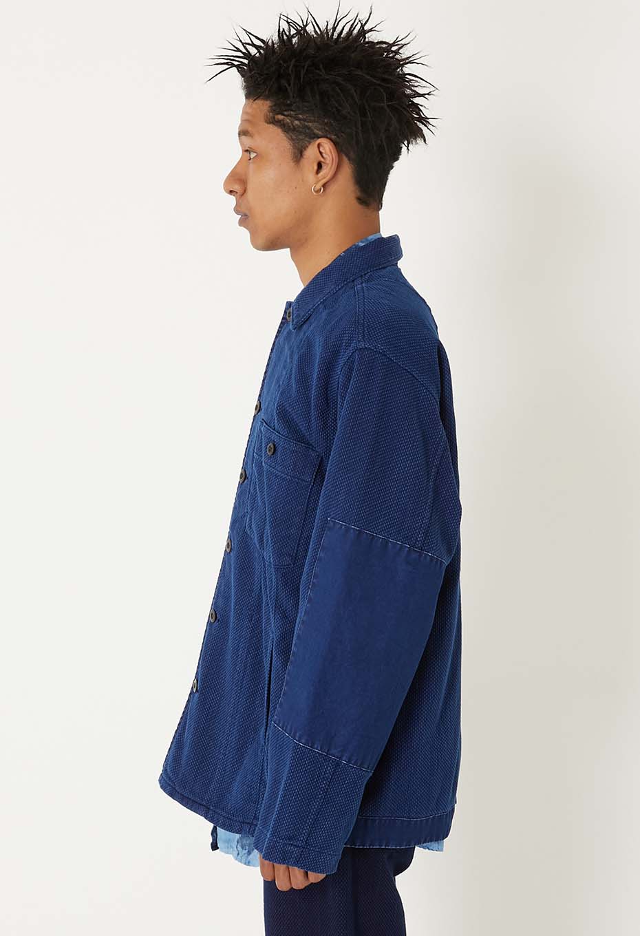 カセゾメサシコ ファティーグシャツ - INDIGO