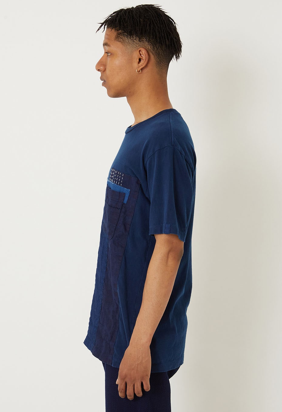 インディゴ テゾメ ネンリン ショートスリーブTシャツ - INDIGO