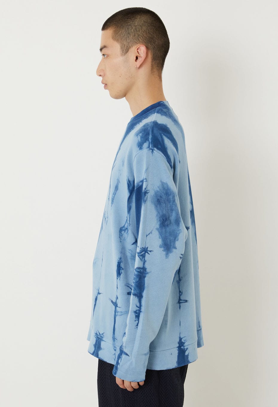 エイトロック スムース タテシボリ ロングスリーブ プルオーバー - INDIGO