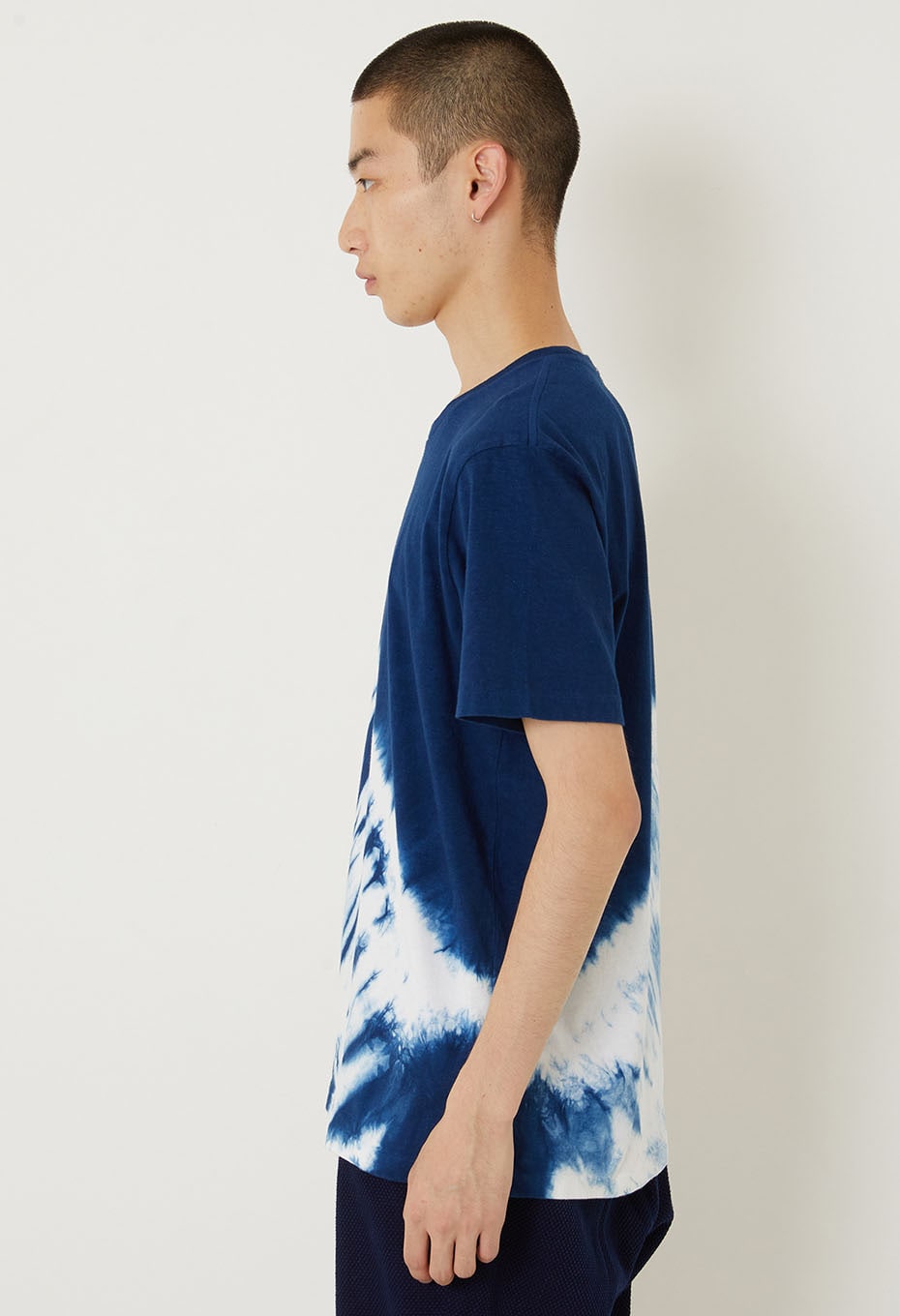 Woven Pure Indigo  Marumaxiboli T-shirt - INDIGO