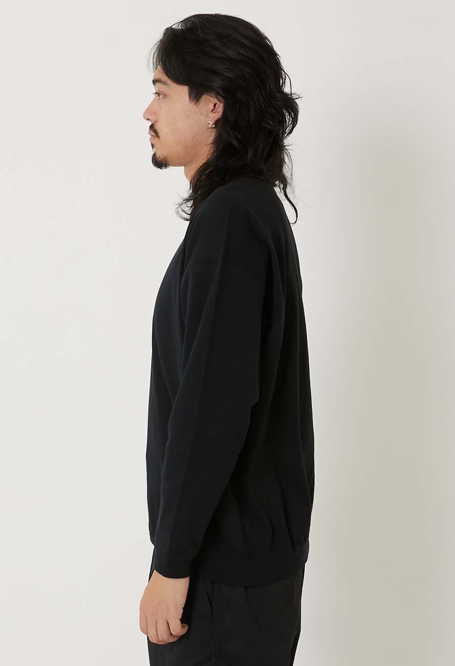 WILDSIDE × HOLLYWOOD RANCH MARKET /Stretch Fraise Hemrib T-shirt - BLACK