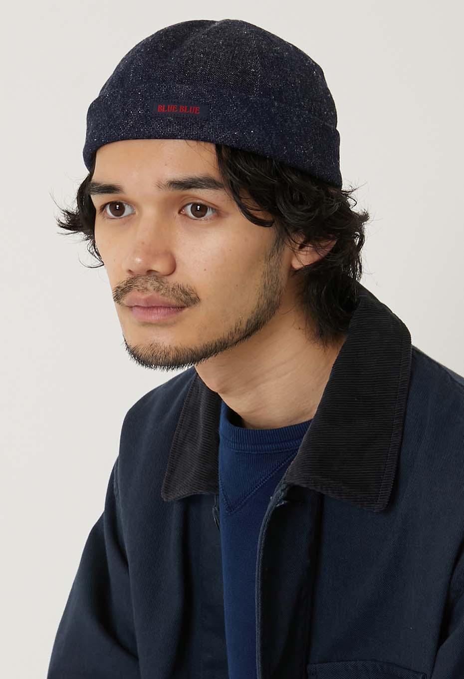 デニムフィッシャーキャップ - INDIGO