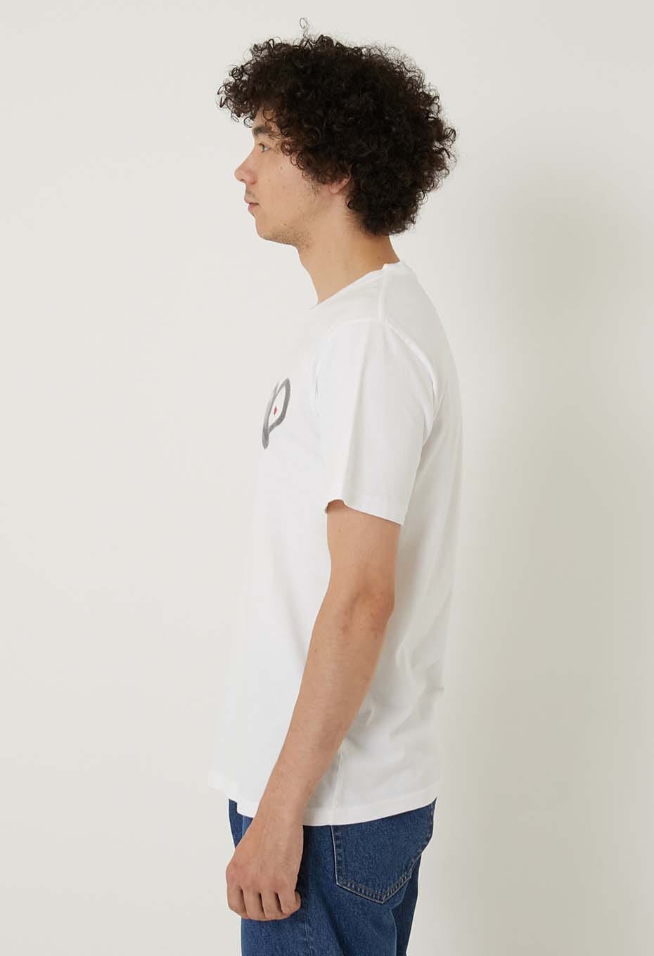 ボカシハート Ｔシャツ - WHITE