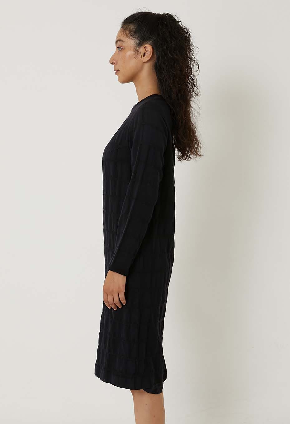 REWORK Furoshiki Check Jacquard Dress - ONE