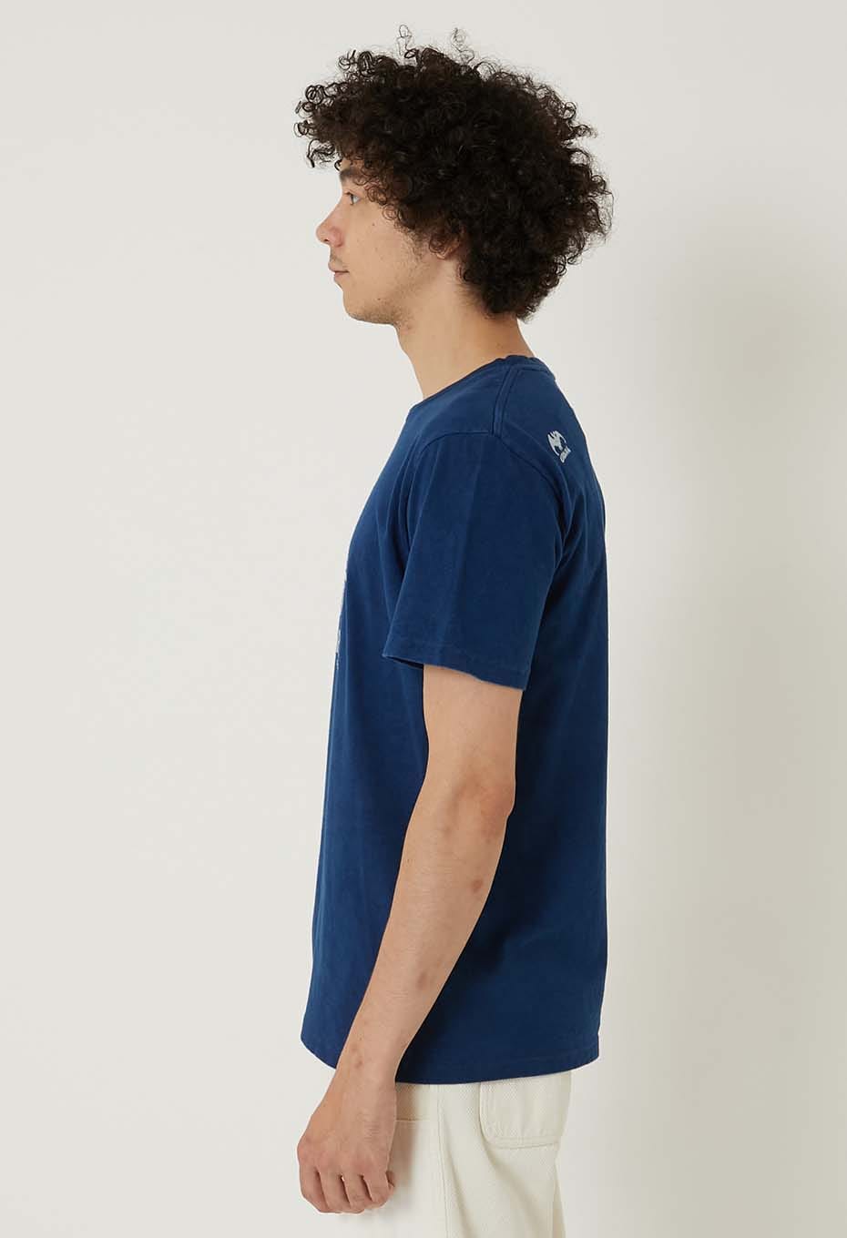 日本晴 バッセン インディゴ Ｔシャツ - INDIGO