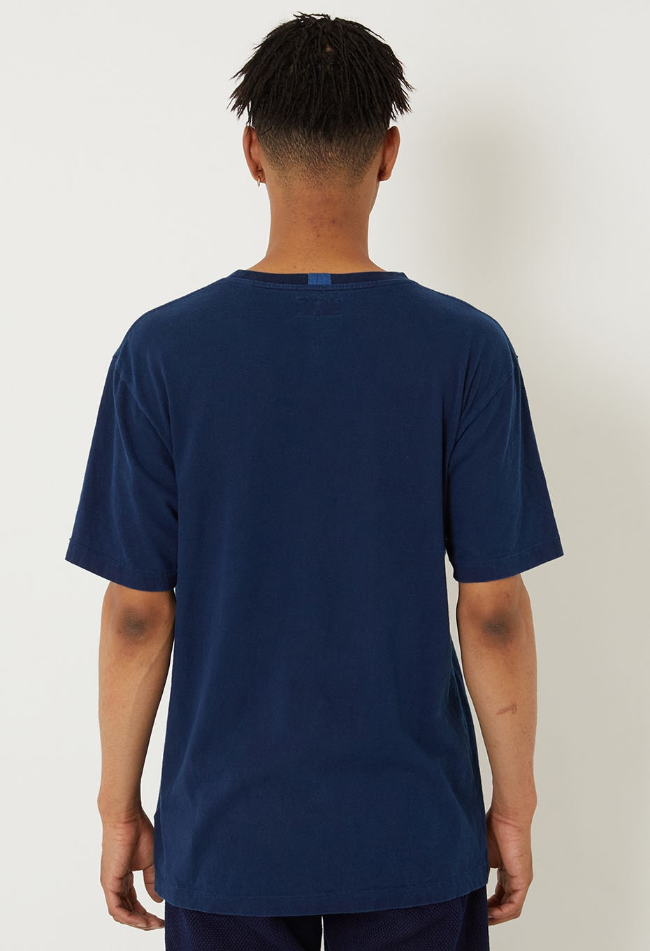 インディゴ テゾメ ネンリン ショートスリーブTシャツ - INDIGO