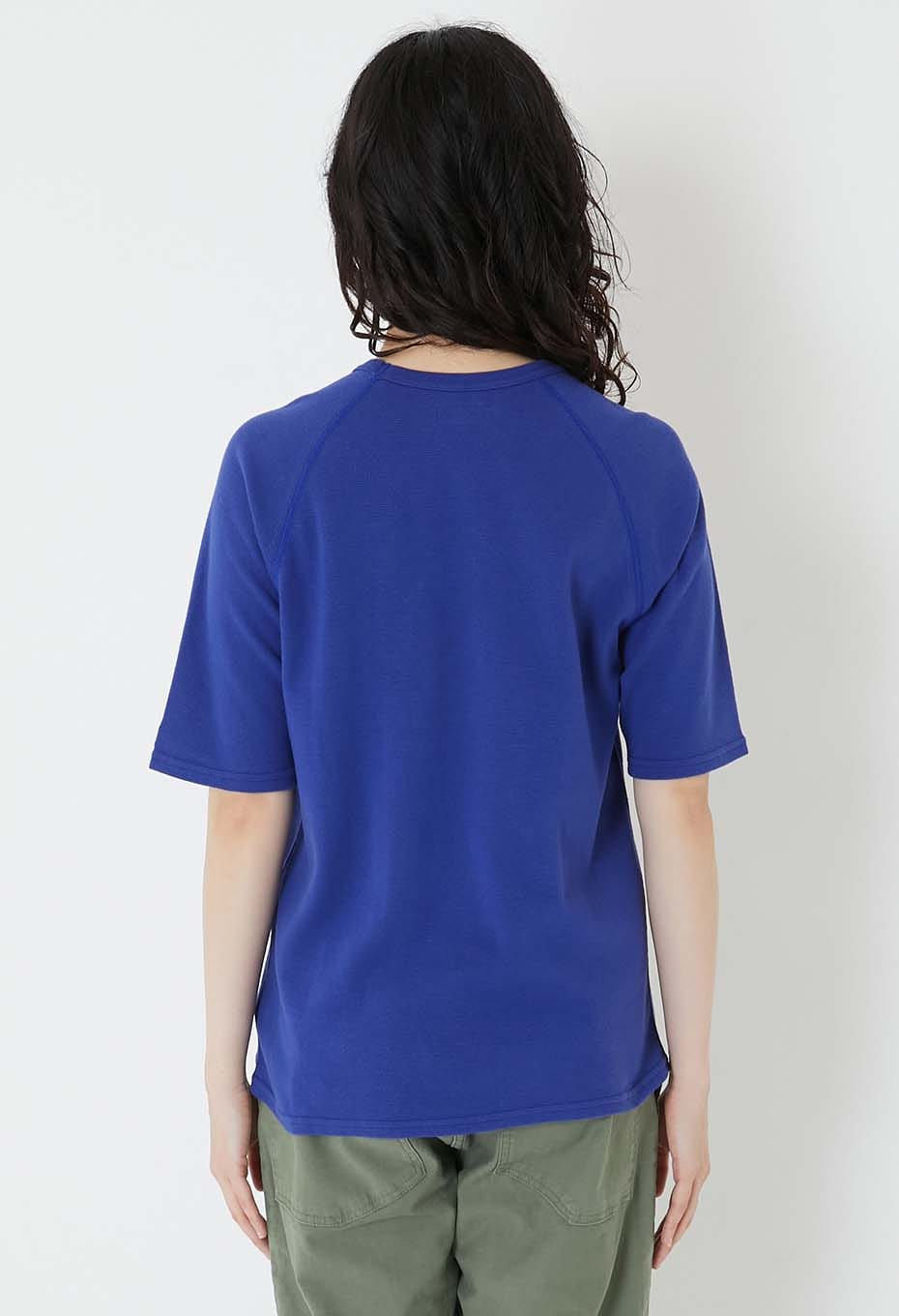 Stretch Fraise Relaxed-fit SS T-shirt Women - INK BLUE