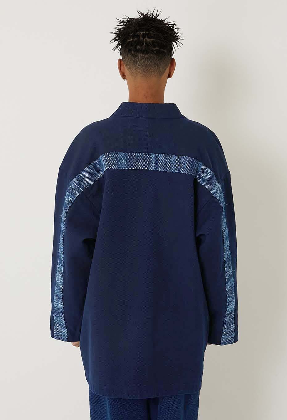 Woven Pure Indigo  Nijuorisashiko Norahaori - INDIGO